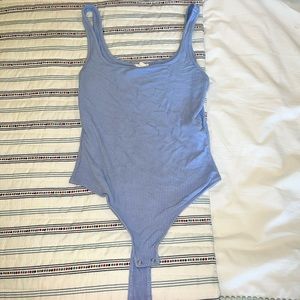 Light Blue/Purple Bodysuit.